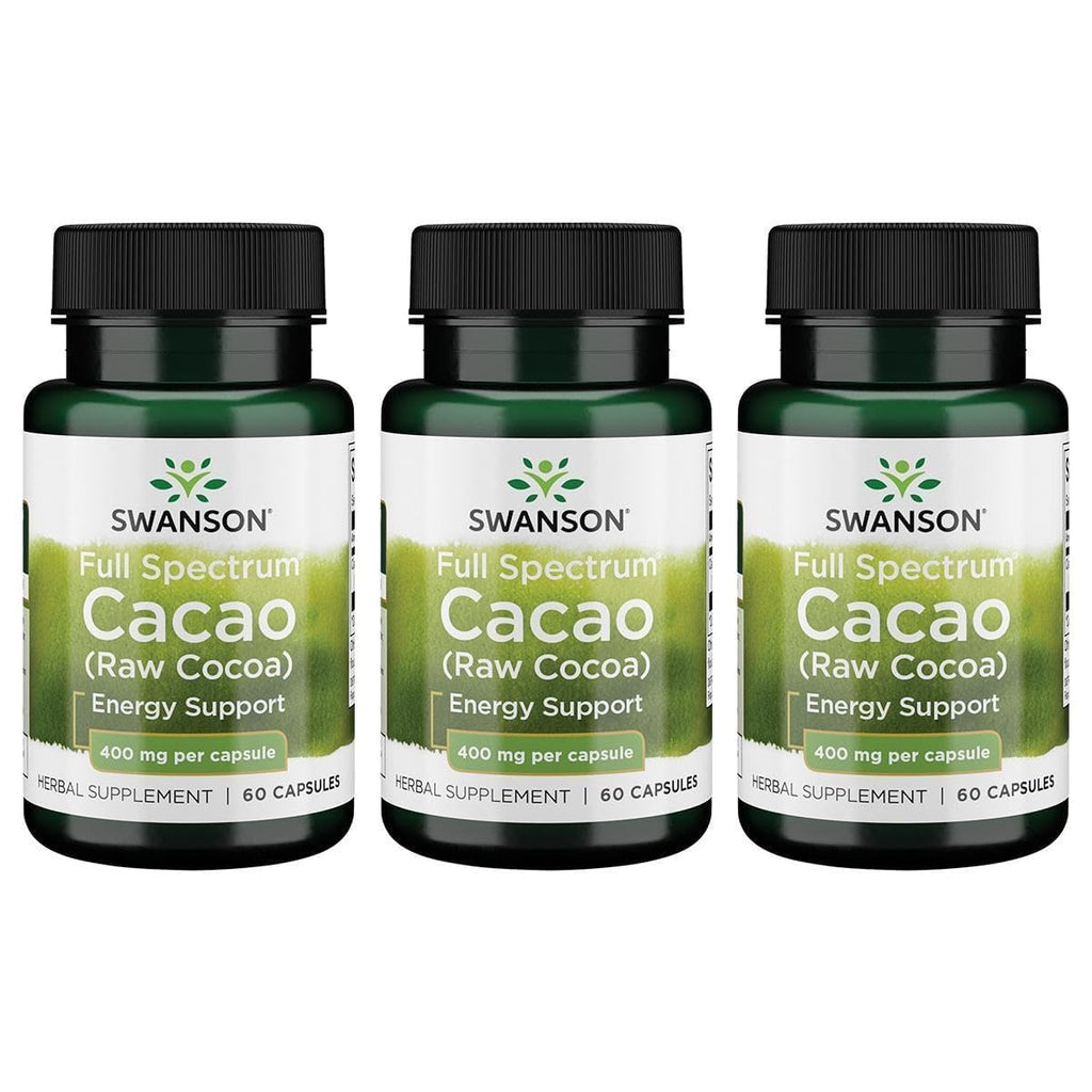 Swanson Full Spectrum Cacao (Raw Cocoa) - Herbal Supplement Promoting