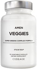 Amen Veggies Daily Vegetable Supplement Raw Greens - 90 Capsules
