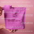 Flip My Life Collagen Peptides + Biotin for Hair, Skin, Nails - 26 Servings - image 3
