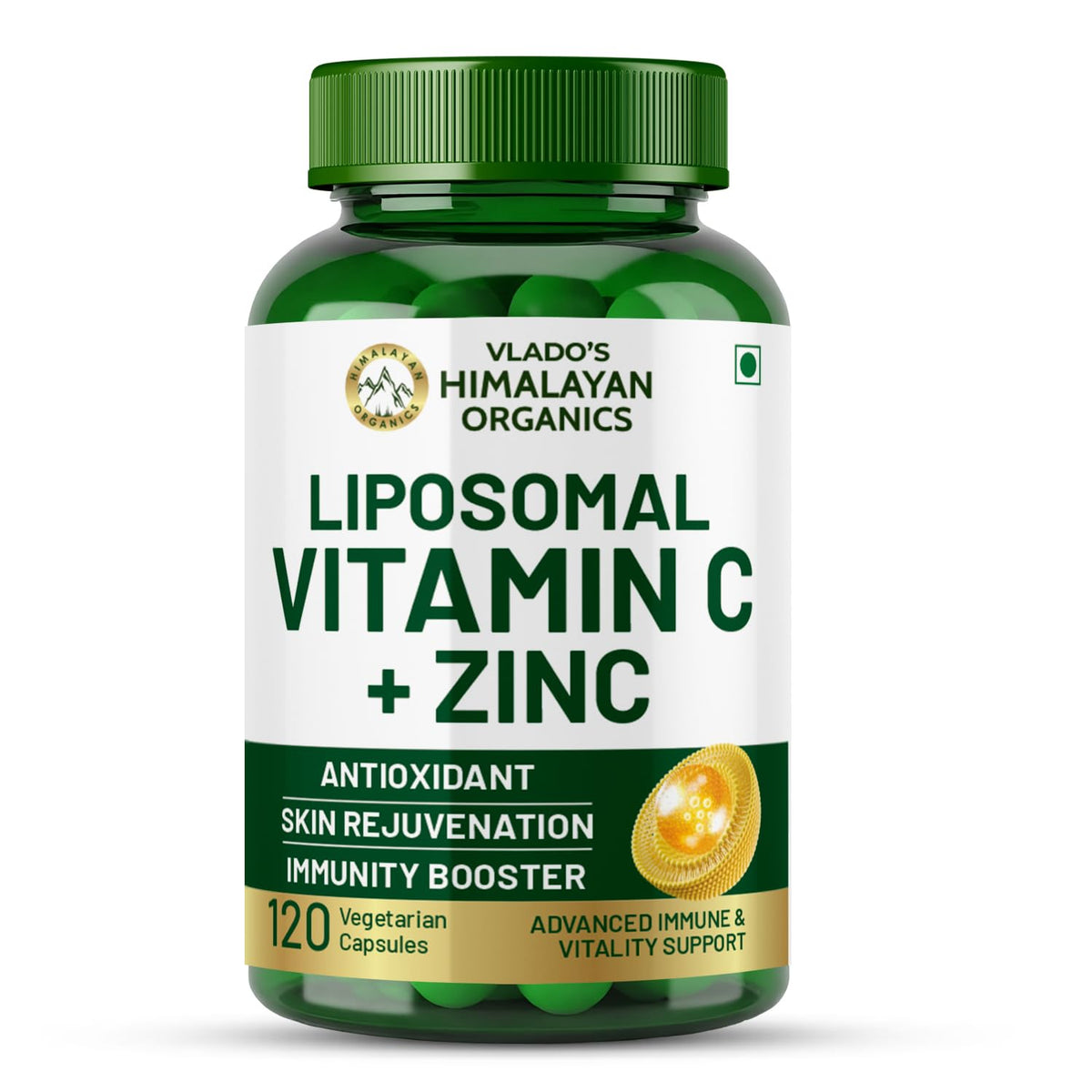 Himalayan Organics Liposomal Vitamin C with Zinc 1000mg