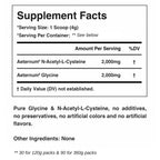 aeternum GLYNAC Powder Glycine & NAC - 360g - image 2