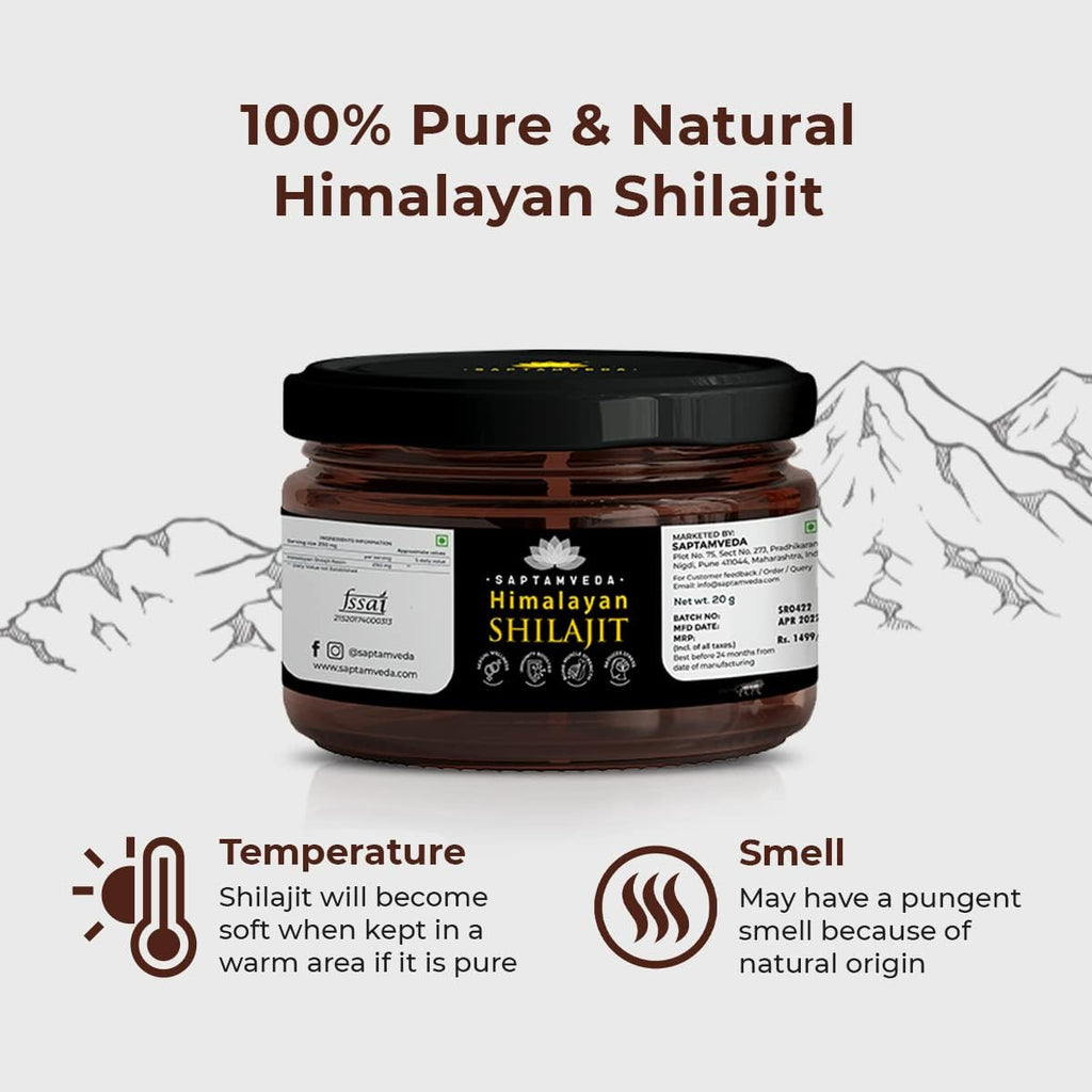 SAPTAMVEDA Himalayan Shilajit Resin Liquid - 20g - image 7