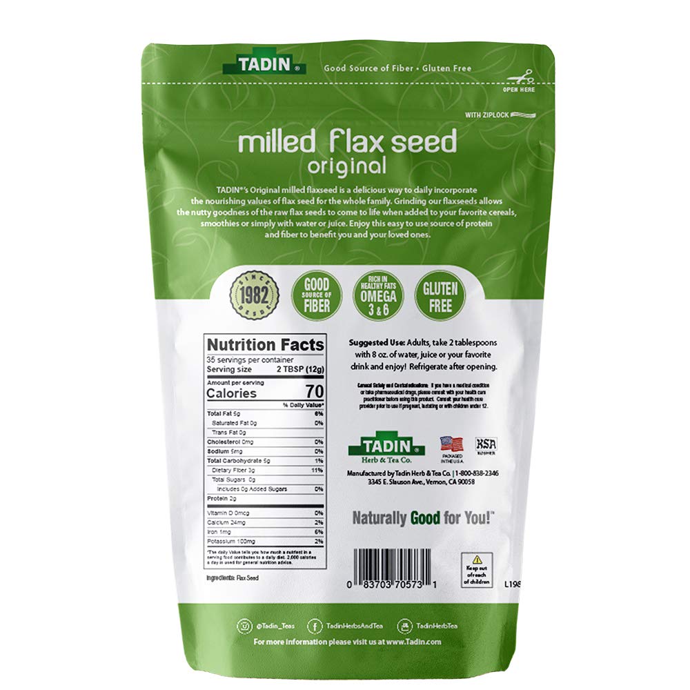 Tadin Linaza Flax Seed Whole - 15 Ounces - image 2