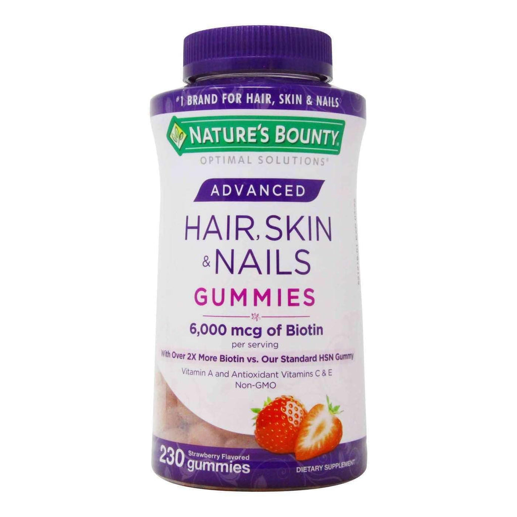 Nature's Bounty Hair, Skin & Nails Gummies with Biotin - 230 Count