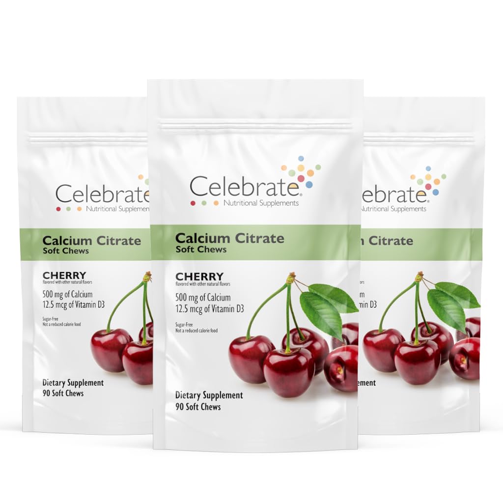 Celebrate Vitamins Bariatric 500mg Calcium Citrate Soft Chews