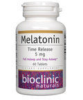 Bioclinic Naturals Melatonin Time Release 5 mg - 60 Tablets