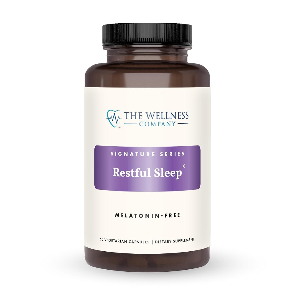 The Wellness Company Restful Sleep Melatonin-Free - 60 Capsules