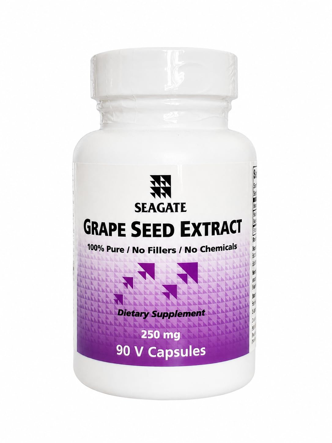 Seagate Grape Seed Extract 250mg Antioxidant - 90 Vegetarian Capsules