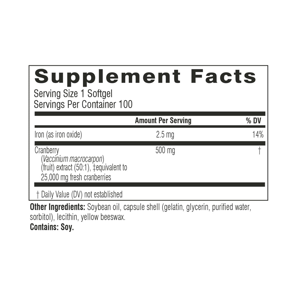 Swisse Cranberry Extract 500mg Urinary Tract Support - 100 Softgels - image 4