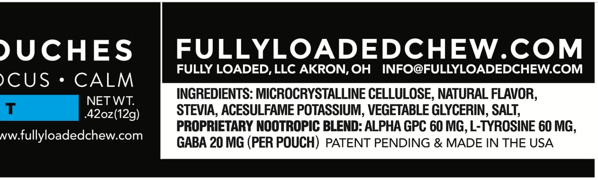 Fully Loaded Alpha Nootropic Pouches