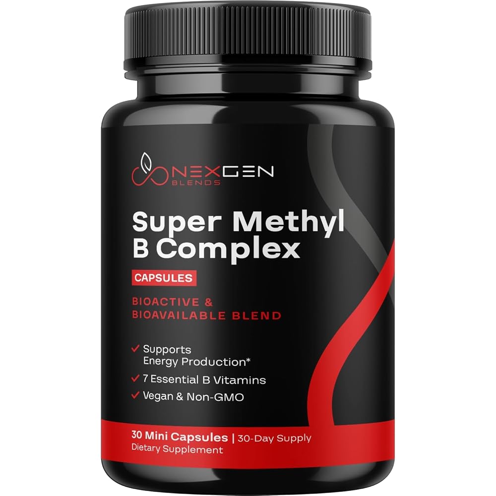 NEXGEN BLENDS Methylated B Complex Vitamin Supplement - Bioactive
