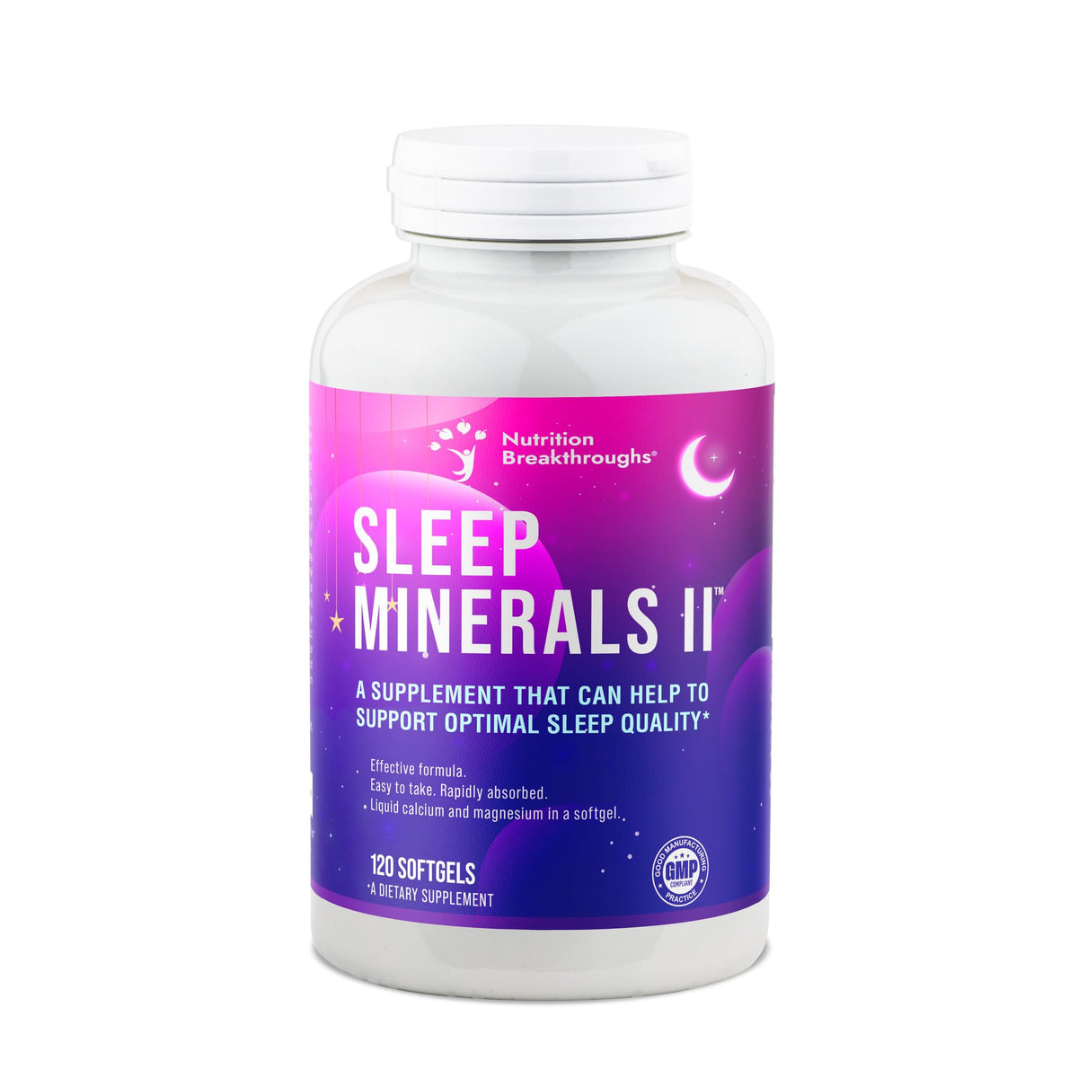 Nutrition Breakthroughs Sleep Minerals II Natural Sleep Aid - 120 Softgels