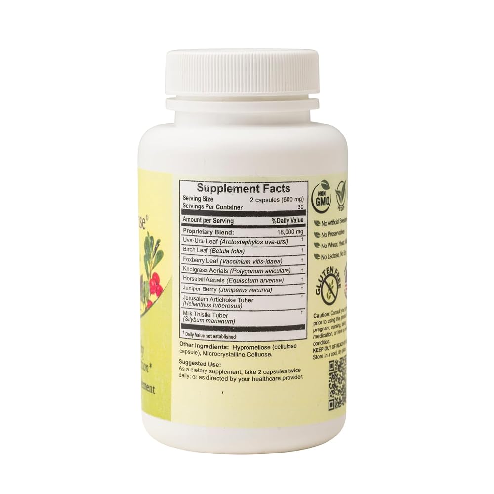 Green Help Urino Defense Herbal Supplement - 60 Vegan Capsules - image 3
