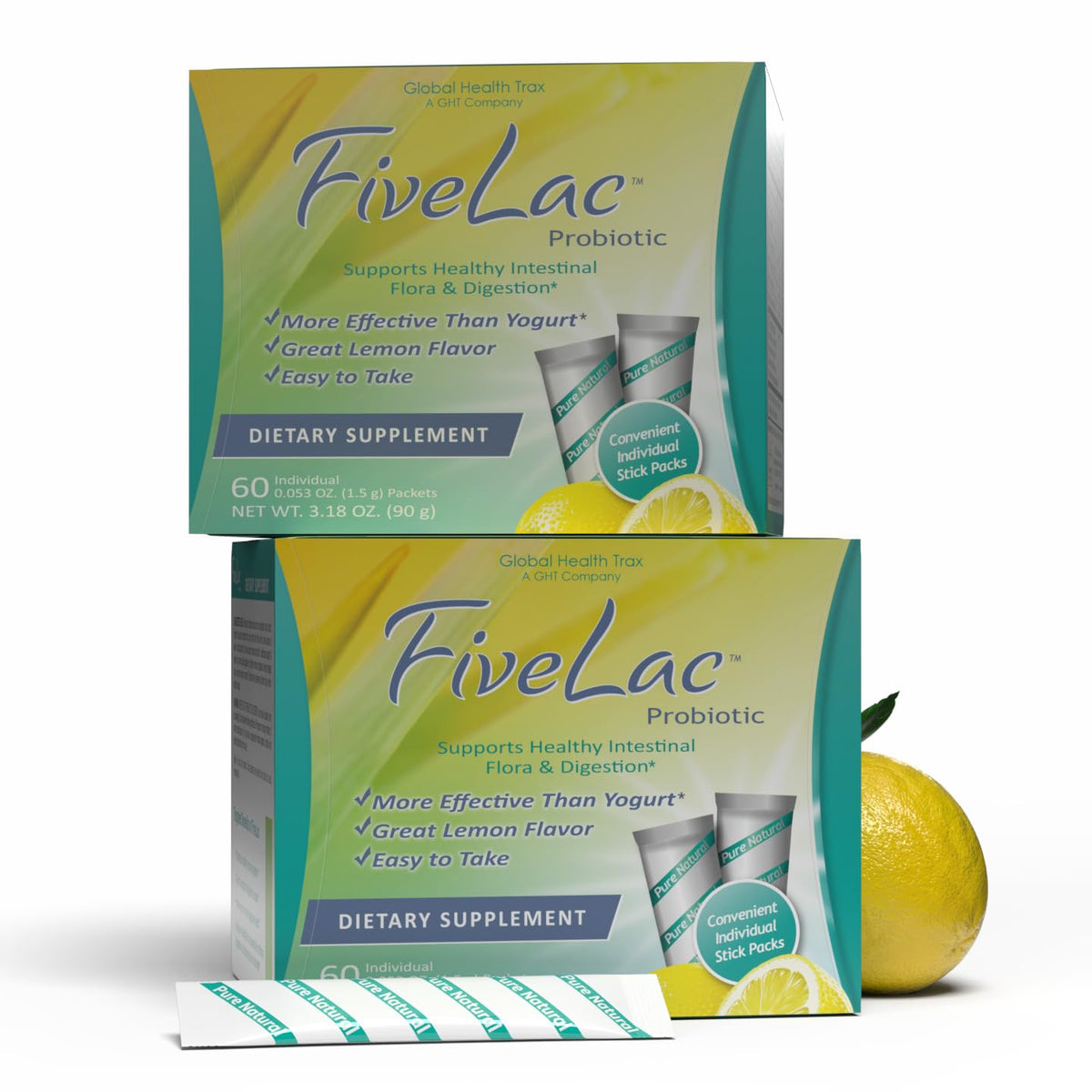 GHT Global Health Trax Global Health Trax GHT - ThreeLac Lemon