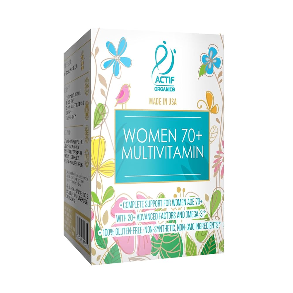 ACTIF Organic Multivitamin for Women Age 70+ - 90 Softgels - image 5