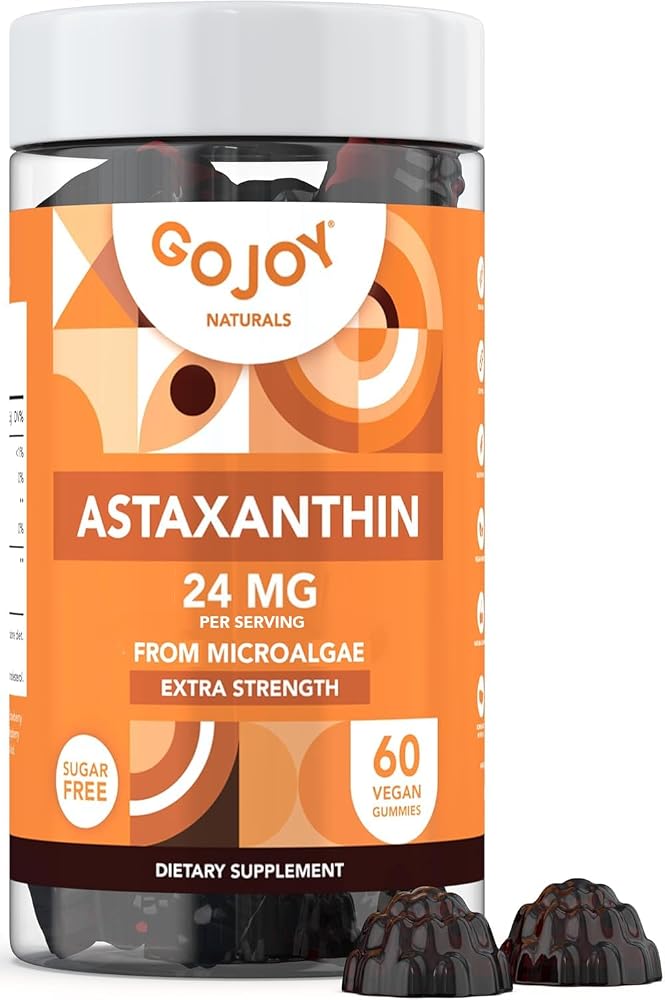 GOJOY NATURALS Astaxanthin 24mg Gummies Antioxidant - 60 Gummies