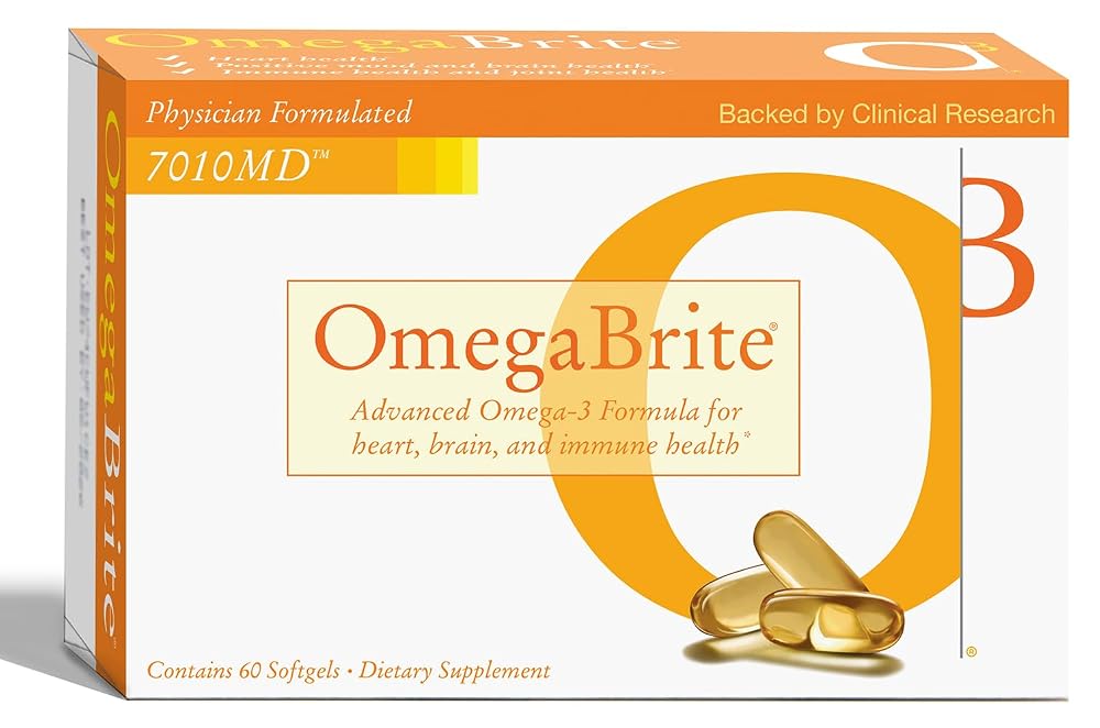 OmegaBrite 7010MD Advanced Omega-3 Formula - 60 Softgels