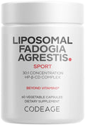 Codeage Liposomal Fadogia Agrestis 600mg with Zinc & Vitamin D3 - 60 Capsules