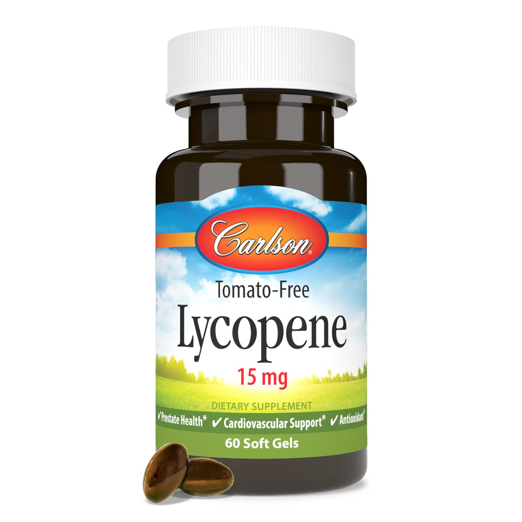 Carlson Lycopene 15 mg Prostate Health - 60 Softgels - image 5