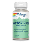 SOLARAY Nattokinase Supplement 1250 FU - 30 Vegetarian Capsules