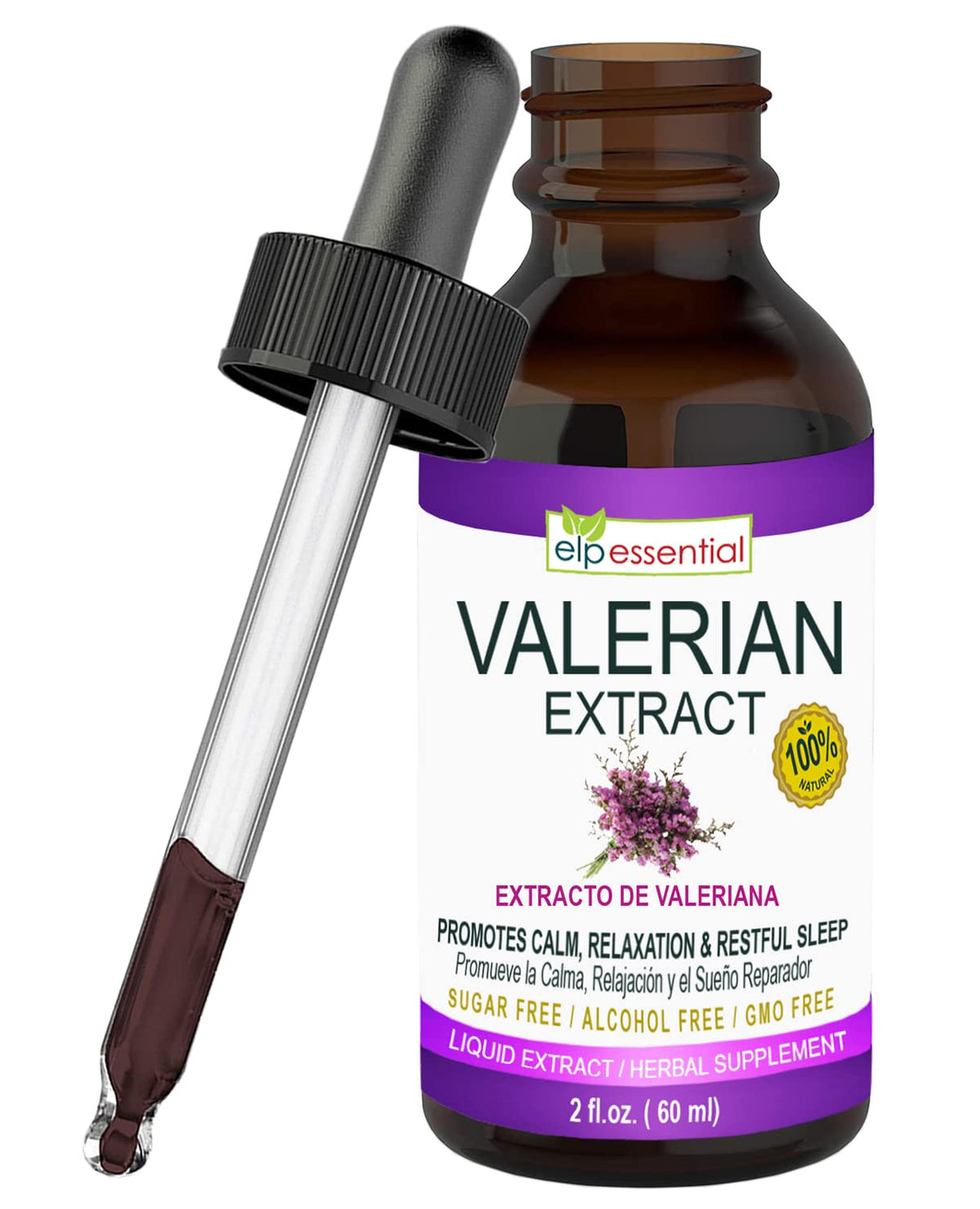 ELP ESSENTIAL Valerian Root Extract Drops - 2 fl oz