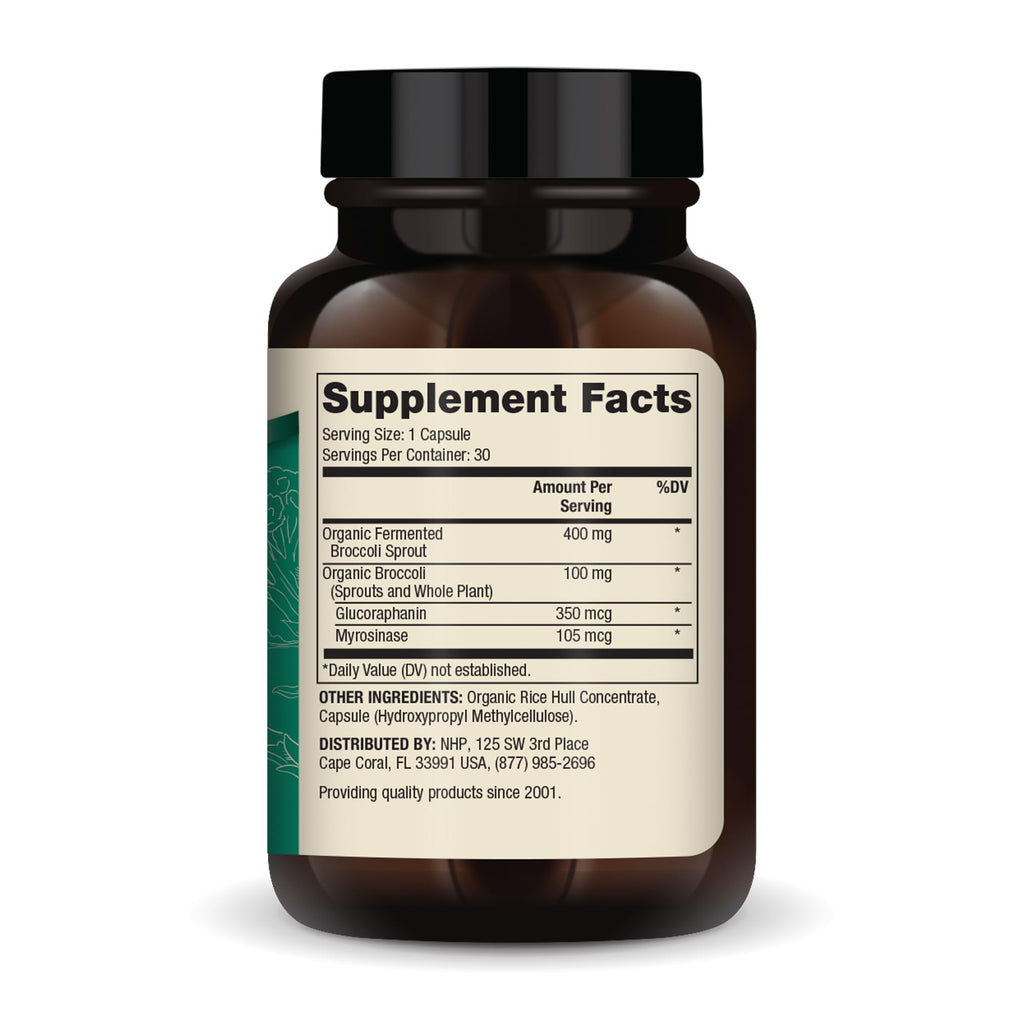 Dr. Mercola Organic Fermented Broccoli Sprouts - 30 Capsules - image 3