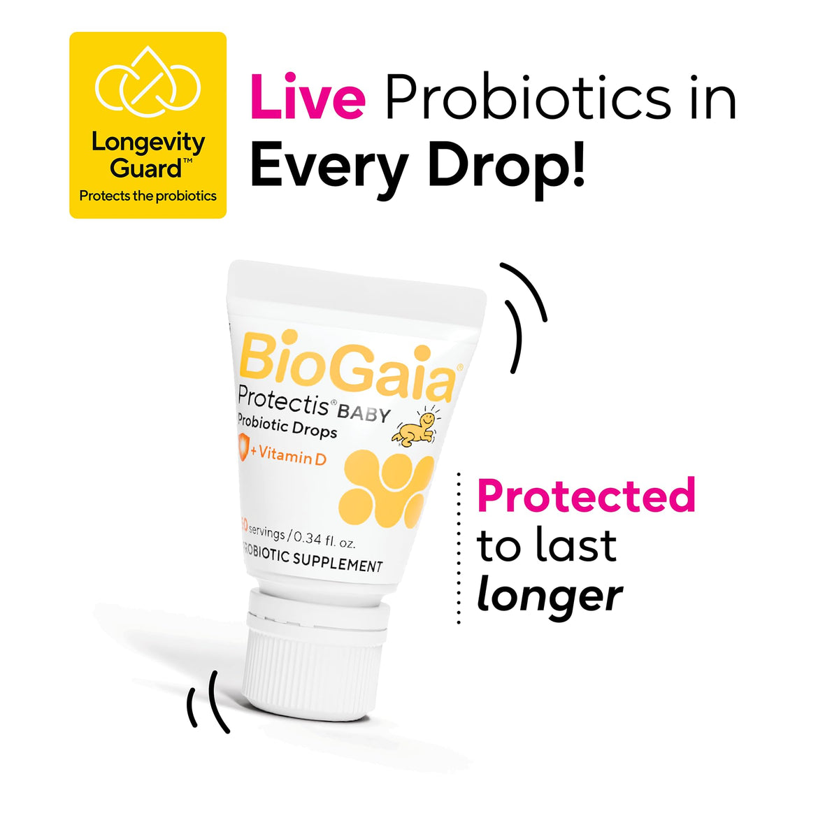 BioGaia Baby Probiotic Drops with Vitamin D - 10mL - image 6