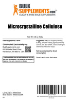 BulkSupplements.com Microcrystalline Cellulose Powder (MCC)