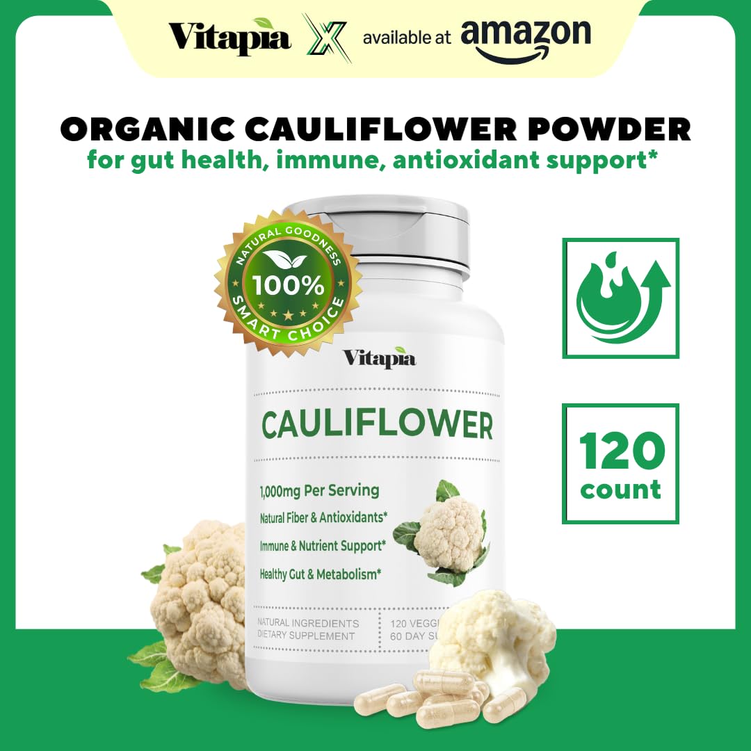 Vitapia Organic Broccoli Sprout & Cauliflower Supplements