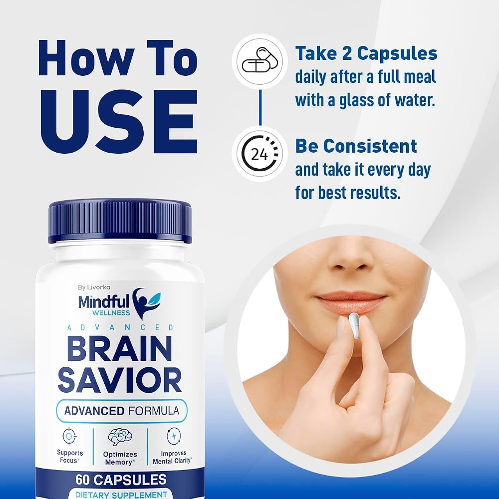Pharmagetics Mindful Wellness Advanced Brain Savior Capsules - 180 Capsules - image 3