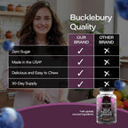 Bucklebury Sugar-Free Milk Thistle Gummies 1000mg - 60 Count - image 3