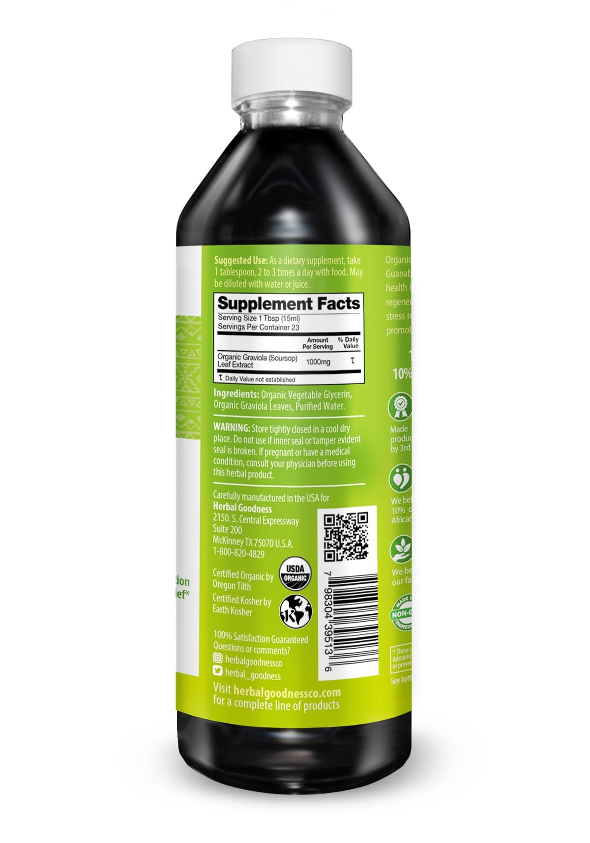 Herbal Goodness Graviola Leaf Extract Soursop Liquid Drops - 12 Pack - image 5