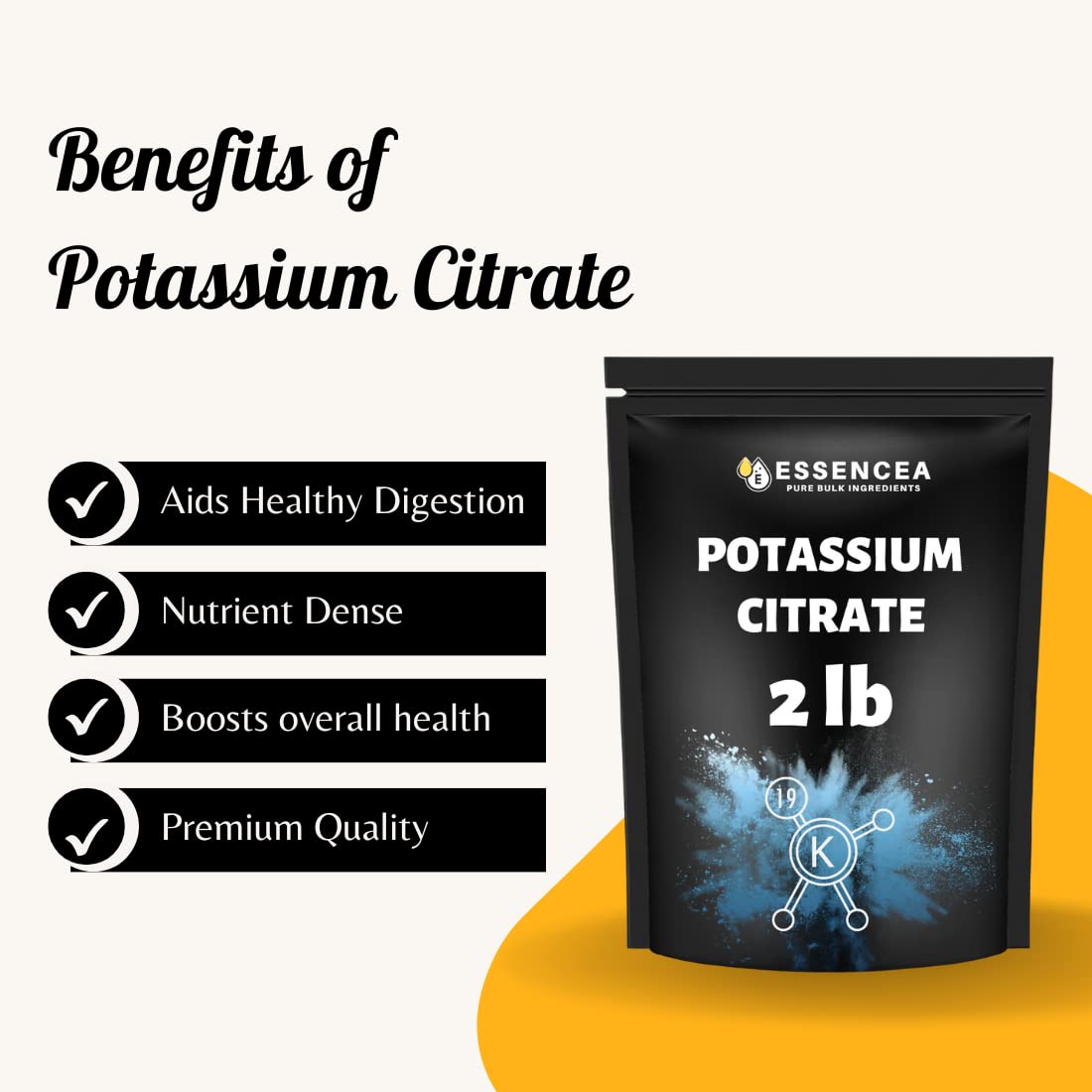 Essencea Potassium Citrate Powder - 32 Ounces - image 2