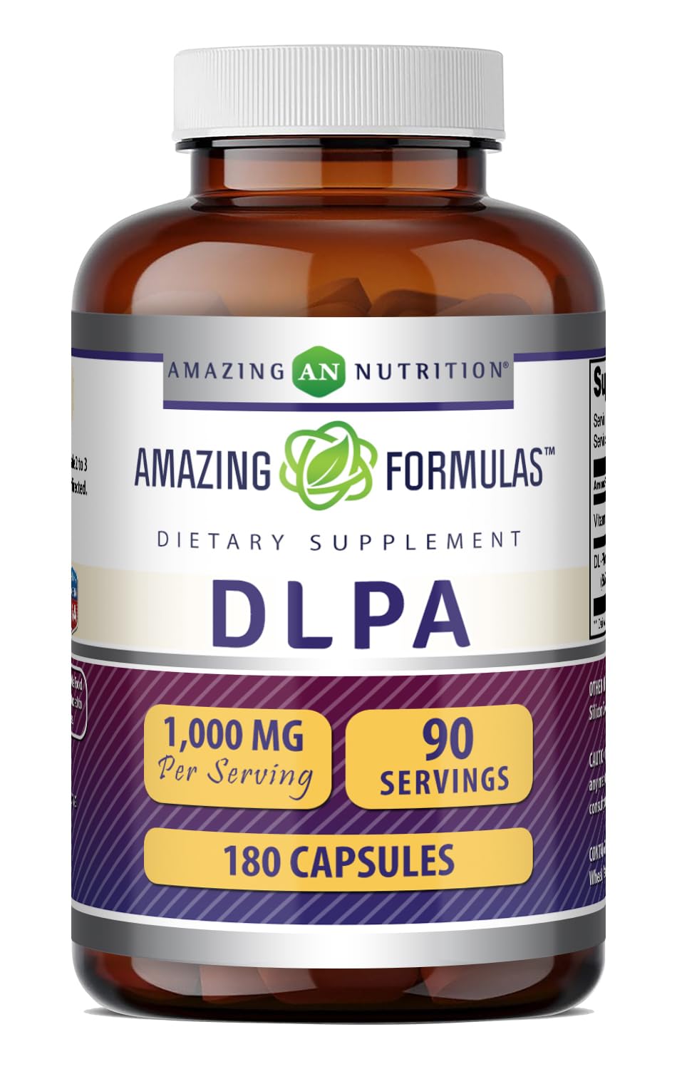 Amazing Nutrition DLPA 1000 Mg Supplement - 180 Capsules
