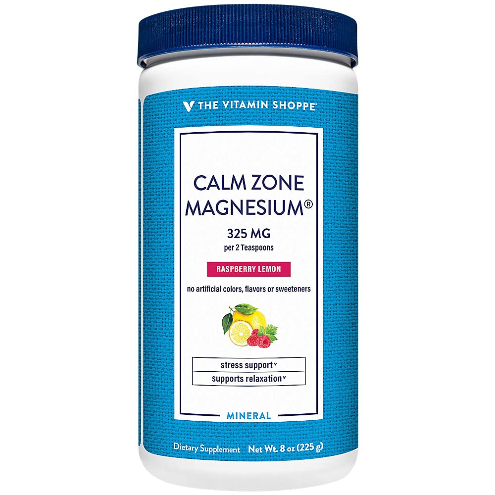 The Vitamin Shoppe Calm Zone Magnesium Powder 325mg - 8 oz