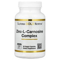 California Gold Nutrition Zinc-L-Carnosine Complex - 90 Vegetarian Capsules