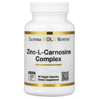 California Gold Nutrition Zinc-L-Carnosine Complex - 90 Vegetarian Capsules