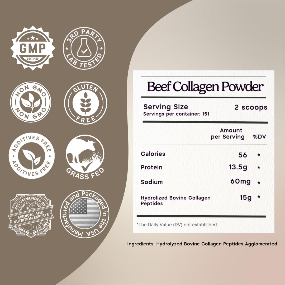 Zen Principle Grass-Fed Hydrolyzed Collagen Peptides - 5 lb - image 2