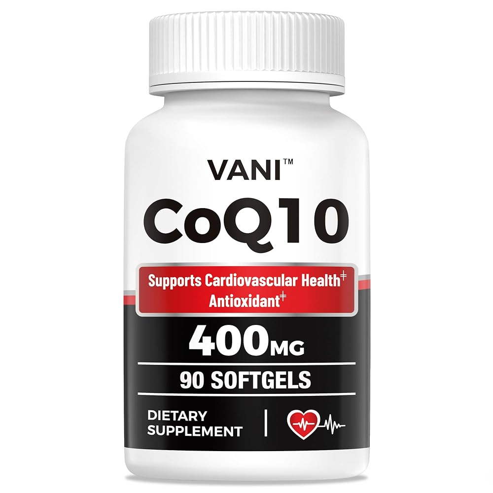 VANI Ultra CoQ10 400mg Heart Health - 90 Softgels