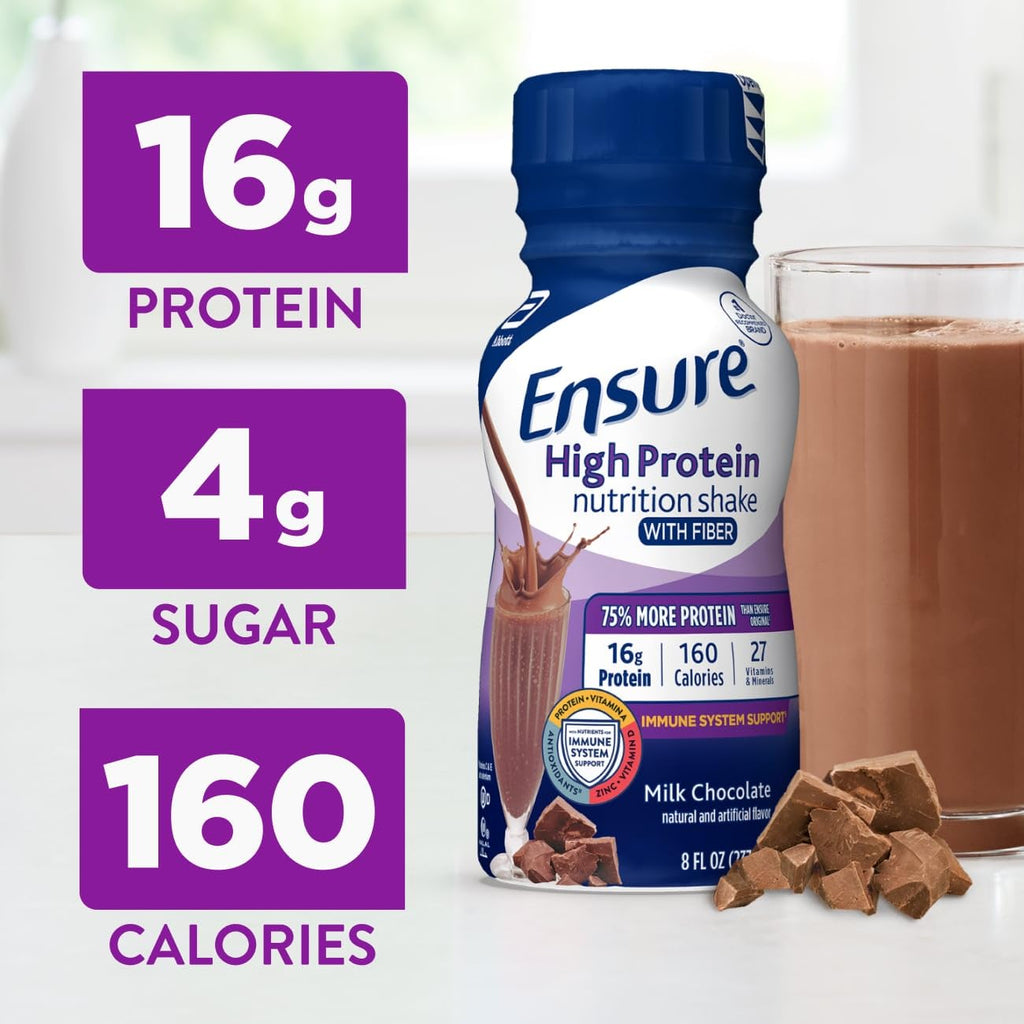 Ensure High Protein Vanilla Nutrition Shake With Fiber