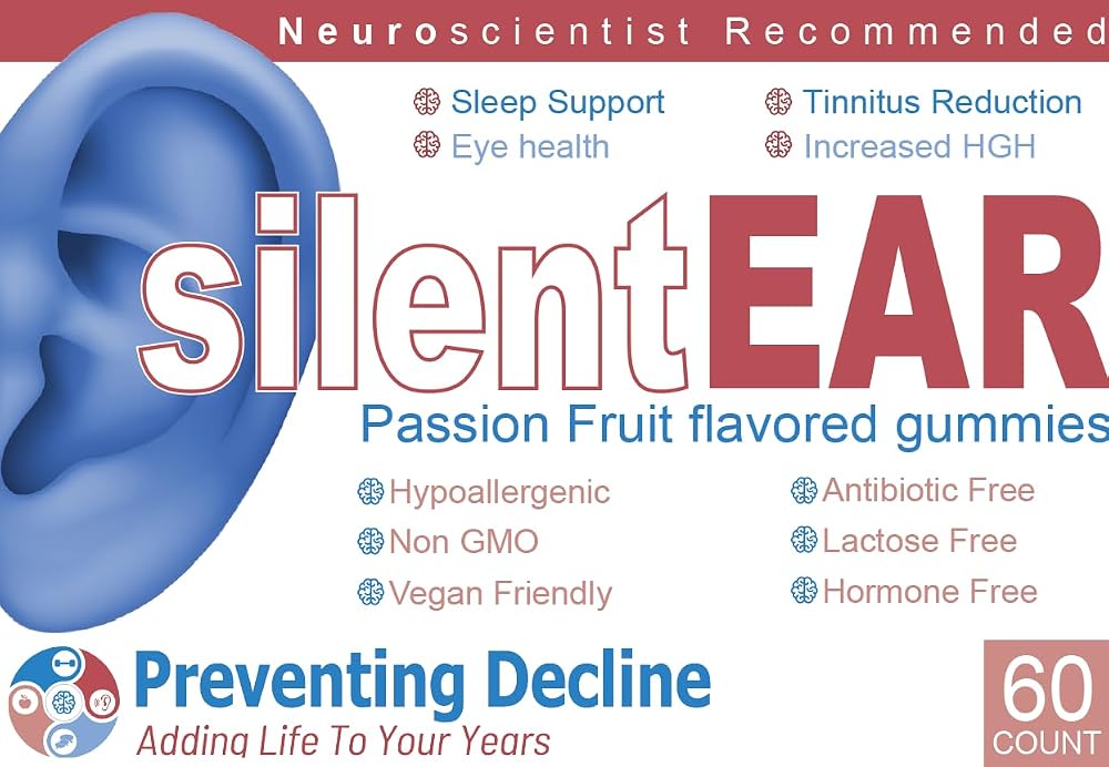 PREVENTING DECLINE SilentEar Sleep Support Gummies - 120 Count - image 4