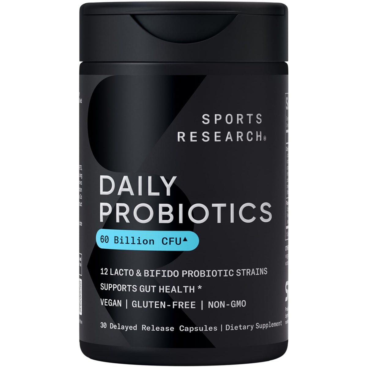 Sports Research Daily Probiotics 60 Billion CFU - 30 Capsules