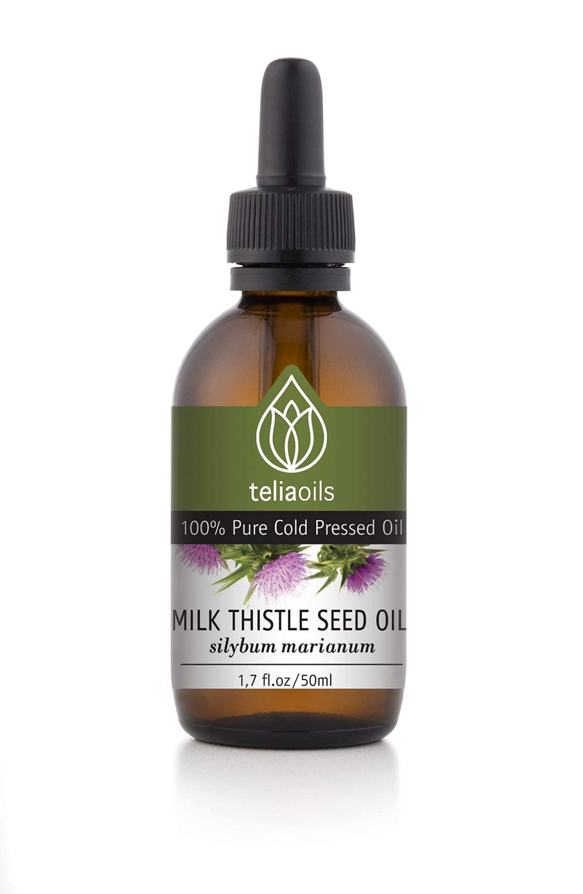 Teliaoils Milk Thistle Seed Oil Supplement - 1.7 Fl Oz