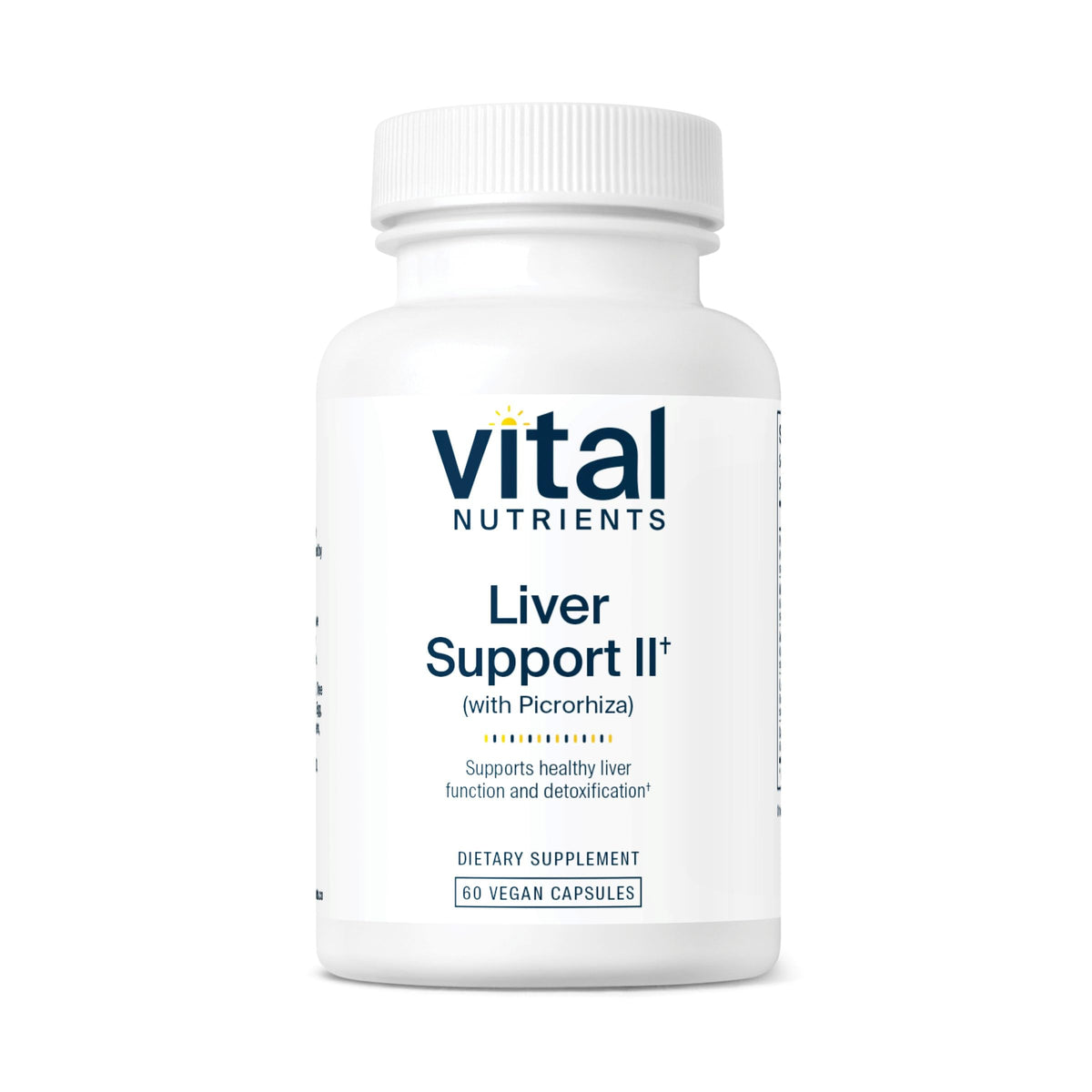 Vital Nutrients Liver Support II with Milk Thistle - 60 Capsules