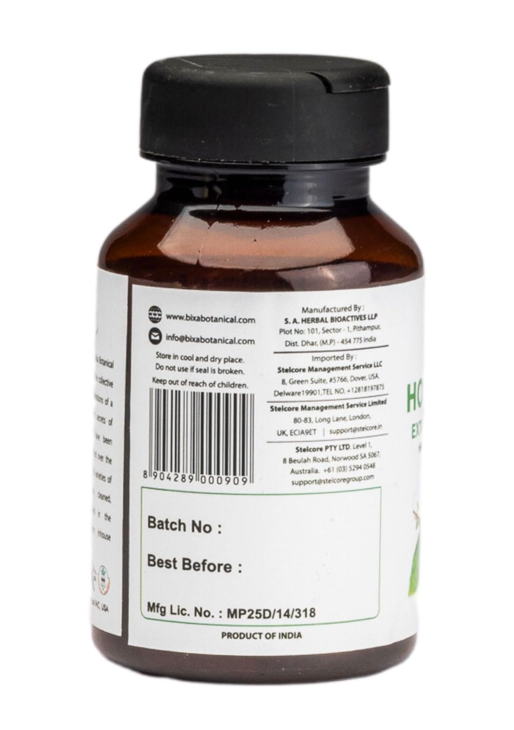 bixa BOTANICAL Holy Basil Extract Vegetarian Capsules - 60 Count - image 3