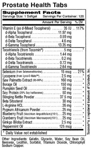 MDR Prostate Health Tabs - 60 Softgels - image 2