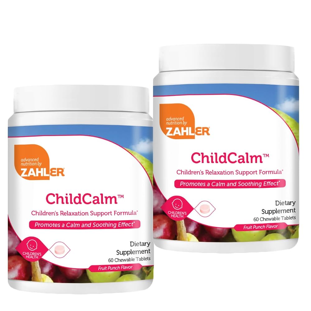 Zahler ChildCalm Magnesium Chewable Tablets for Kids - 60 Count