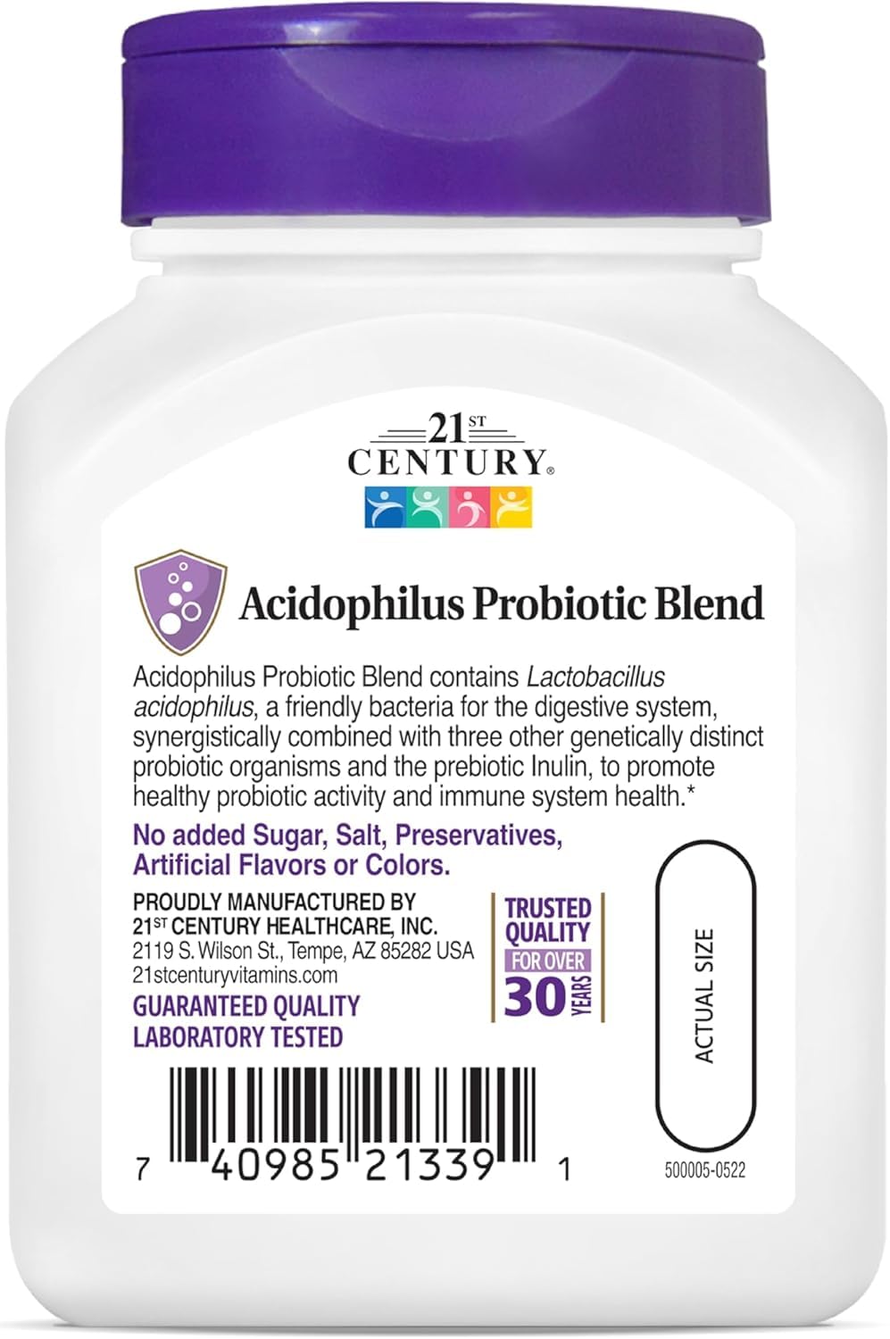 21st Century Acidophilus Capsules - 300 Count - image 4