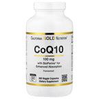 California Gold Nutrition CoQ10 100 mg - 360 Vegetarian Capsules