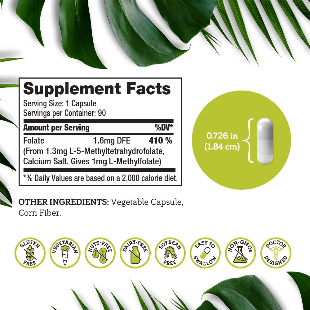 Doctors Scientific DSO L-Methylfolate Parent 90 Count
